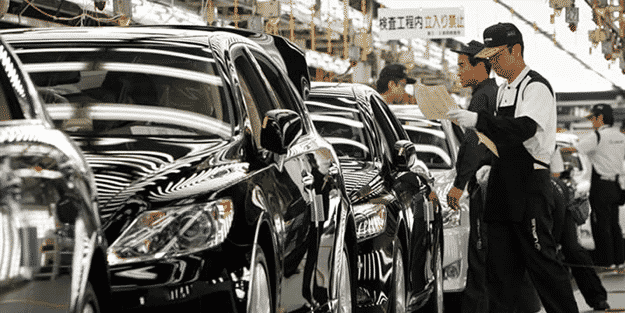 Japan's Global Vehicle Production Decreased 60 Percent