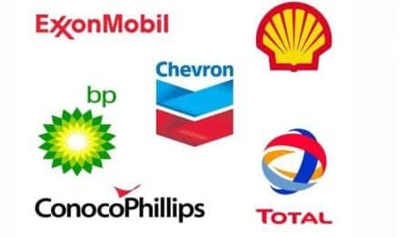 The world’s five largest oil companies collectively cut the value of their assets by nearly $50 billion in the second quarter