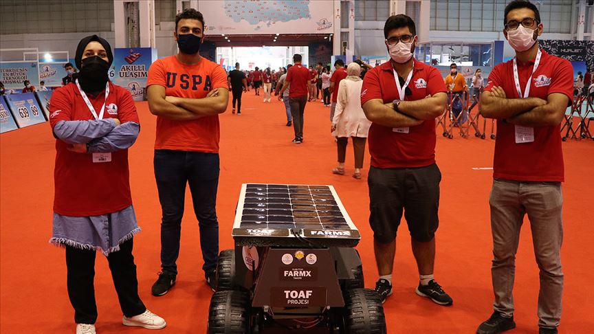 TEKNOFEST’te Güneş Enerjisiyle Çalışan Otomasyon Aracını Tanıttılar