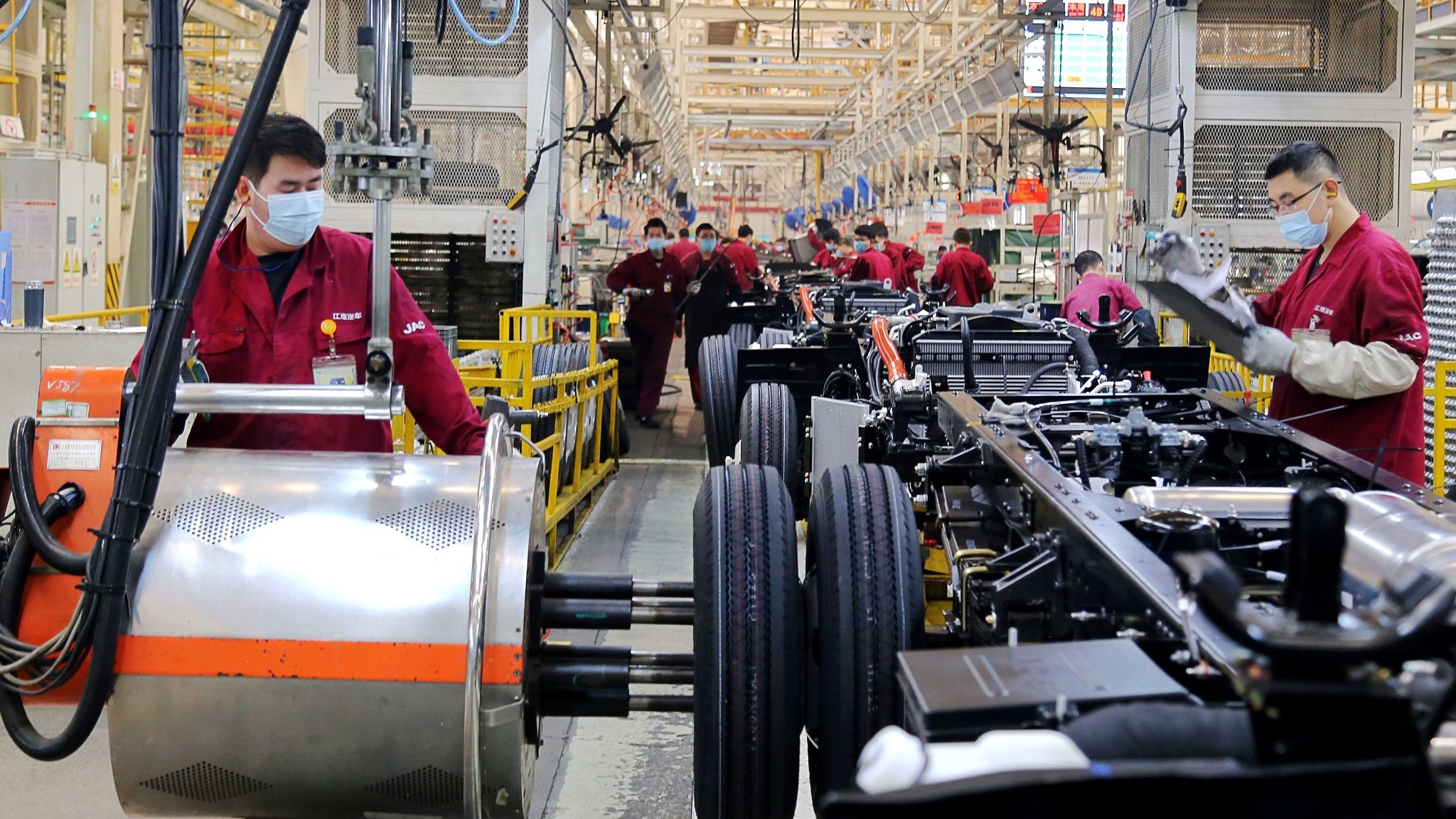 Çin'de Endüstriyel Üretim Ve Perakende Satışlar Kasımda Yükseldi