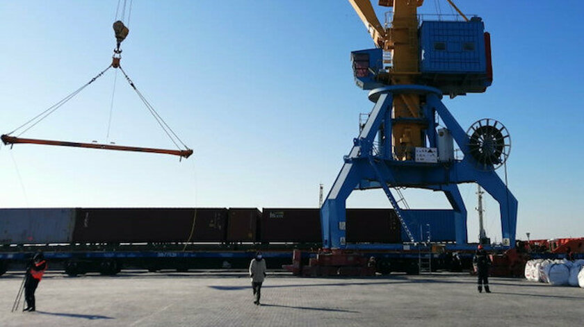 First Export Train Reached Kazakhstan