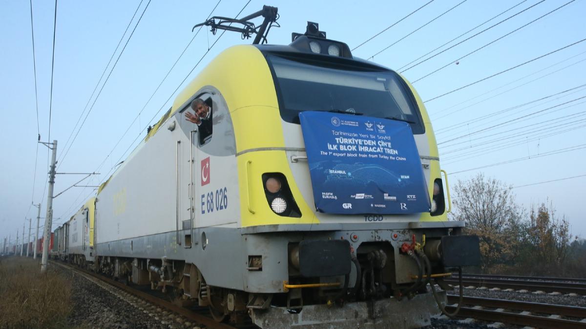 Türkiye’den Çin’e Gönderilen İlk Blok İhracat Treni Kocaeli’nde