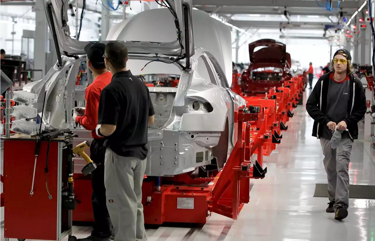Tesla stops production in California plant