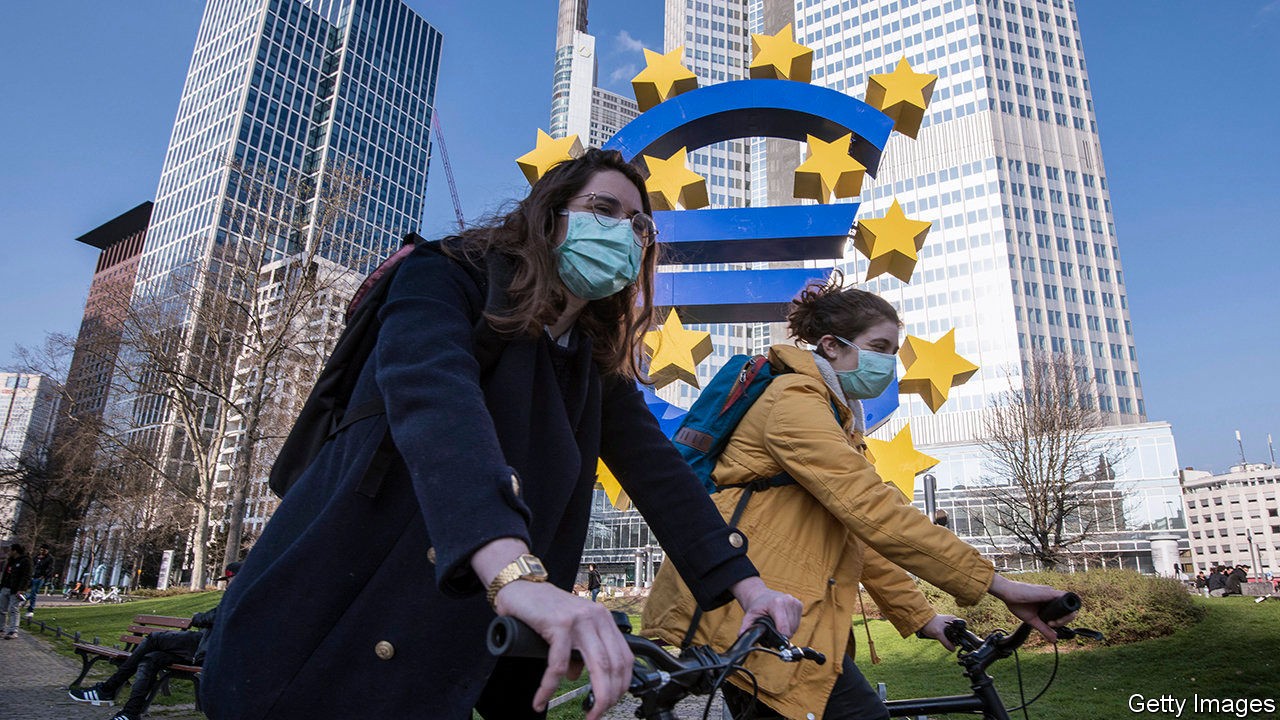 Euro bölgesi ekonomisi 2020'nin dördüncü çeyreğinde daraldı