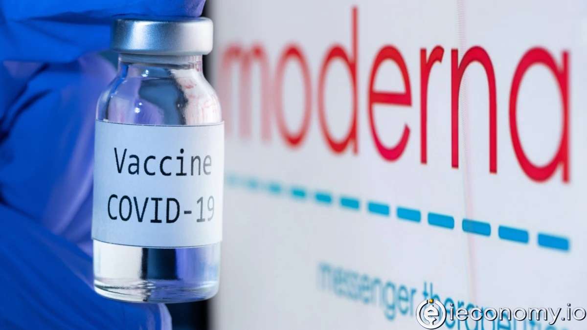 Moderna makes a profit for the first time