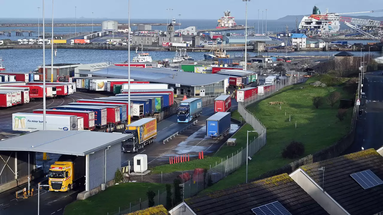 Brexit significantly affected freight transport between Ireland and Britain