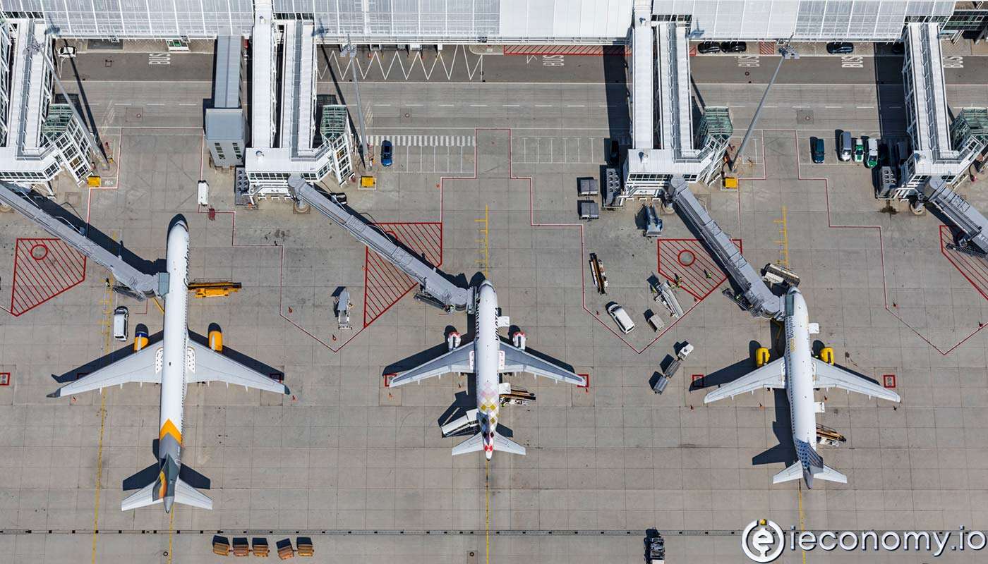 The economic situation at German airports remains tense