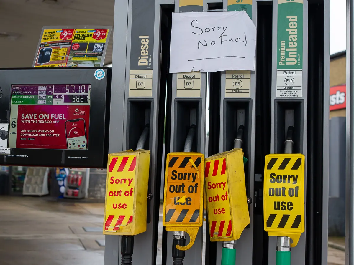 The supply situation in Great Britain continues to worsen