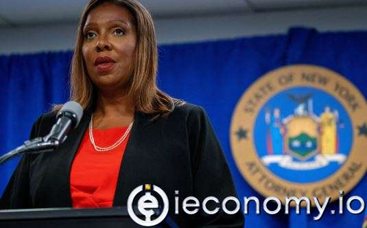 Letitia James, the Attorney General of New York, has issued a warning about the cryptocurrency market