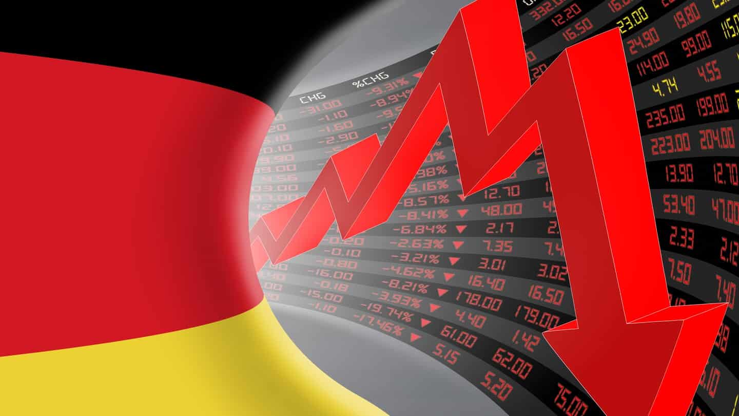 GERMAN ECONOMY CONTRACTED AT A RECORD LEVEL OF 10.1%