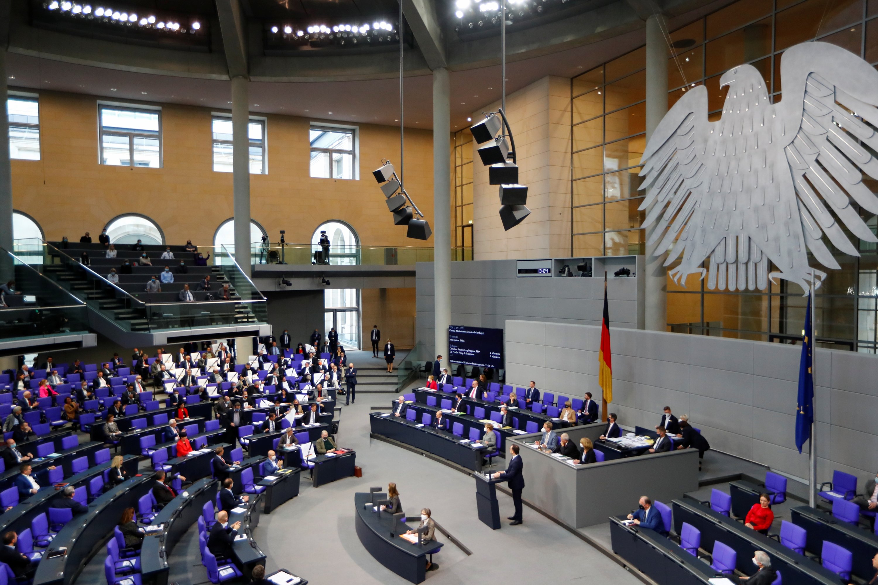 The German government ended 2020 with lower new debt than originally expected