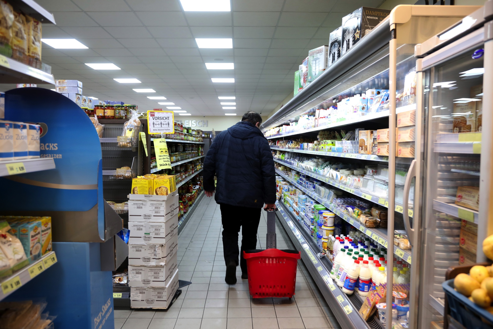 Consumer prices in the euro area grew at the same rate as in January
