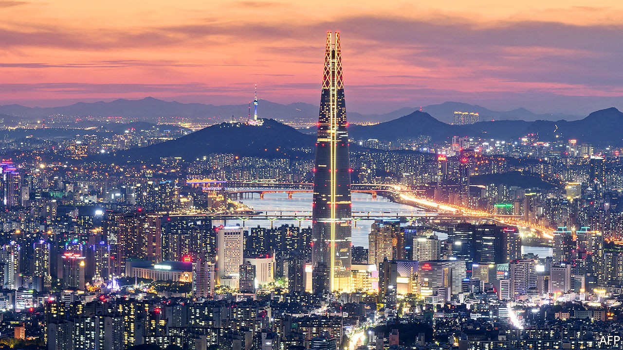 Last year, South Korea's economy contracted for the first time in 22 years
