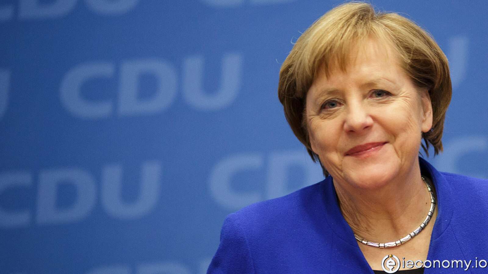 Angela Merkel has a positive picture of the economic situation in Germany