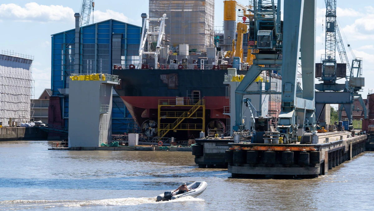 The Hamburg shipyard Pella Sietas is bankrupt