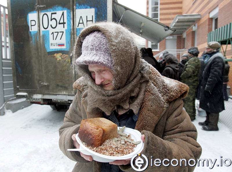 Rusların yüzde 39'u bazı temel gıdaları karşılayamıyor