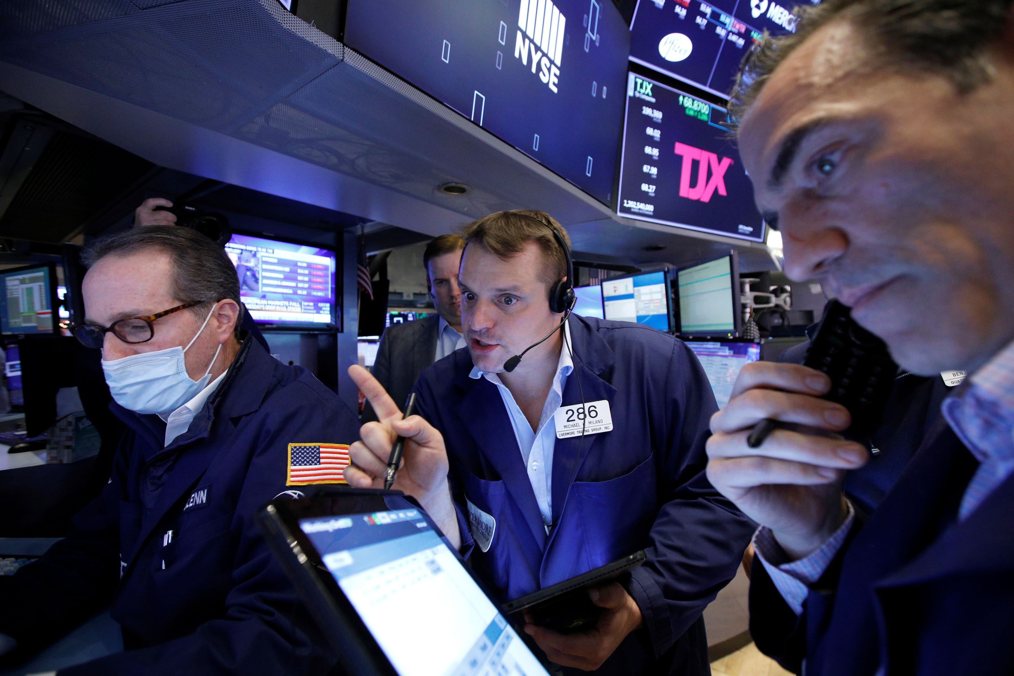 The previous day's rally on Wall Street continued unabated