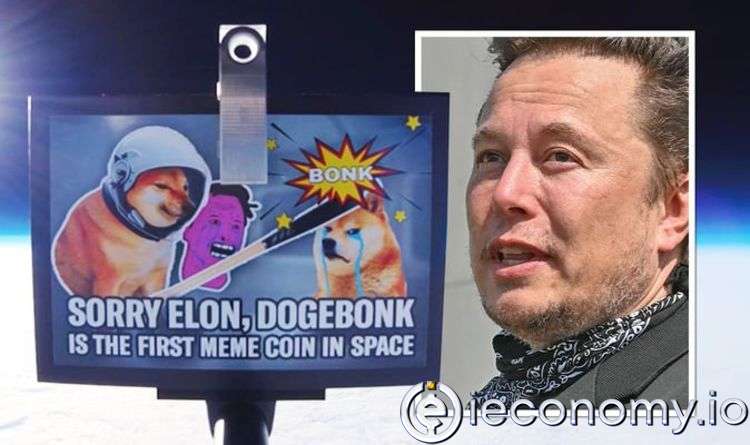 Dogebonk precedes Elon Musk, becoming the first memecoin in space.
