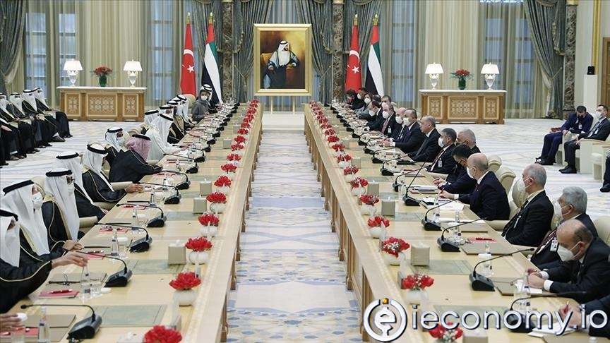 Thirteen agreements were signed between Turkey and the UAE