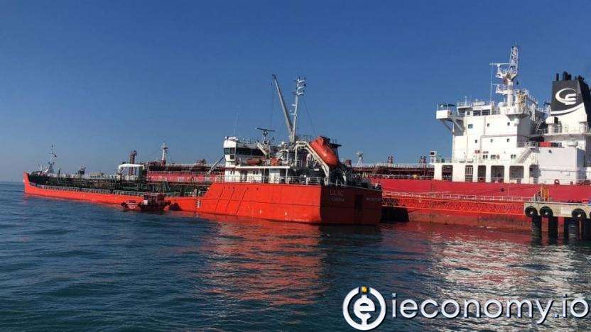 A Ship Loaded with Sunflower Oil Arrived at Mersin Port