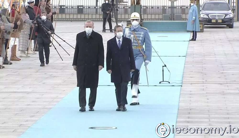 It is the first high-level visit from Israel to Turkey in 14 years