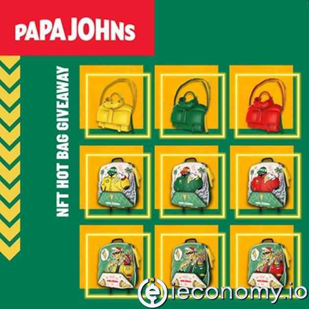 Papa John's Müşterilerine NFT Dağıtacak