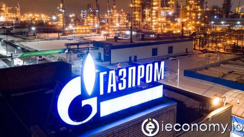 Decline in Russian Energy Company Gazprom's Natural Gas Exports