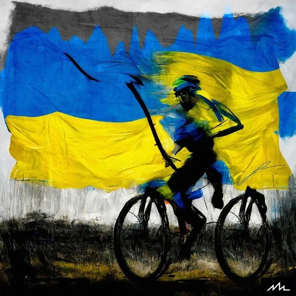 Bisikletçi Mark Padun Ukrayna için NFT’lerini Piyasaya Sürüyor!