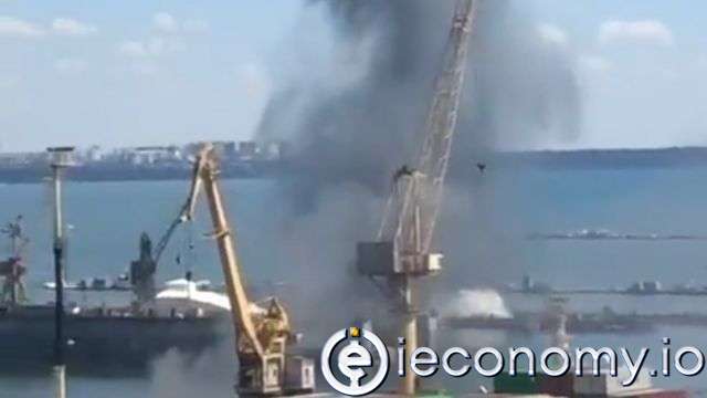 Rusya’dan Ukrayna Hamlesi; ‘’Rusya, Odessa limanını vurdu!’’