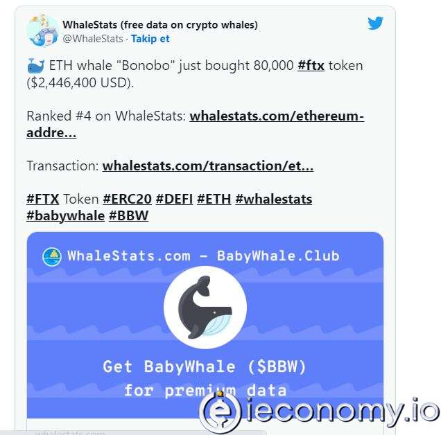 Giant Ethereum Whale Buys Two Altcoins