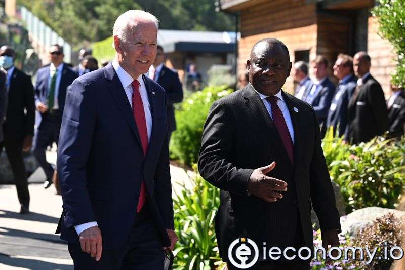 Biden, G.Afrika Cumhurbaşkanı Ramaphosa ile enerji ve Rusya'yı görüştü
