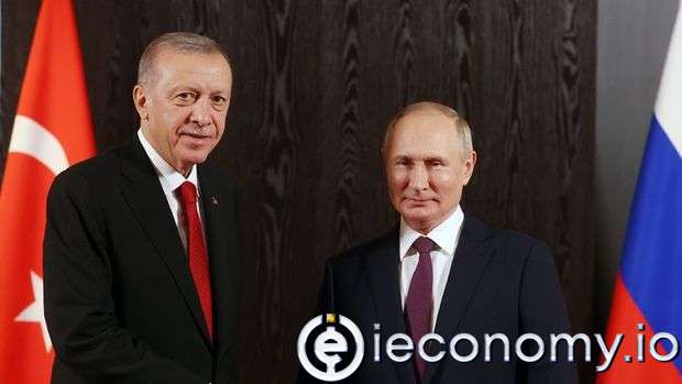 Cumhurbaşkanı Tayyip Erdoğan Rus Lider Putin ile Bir Arada