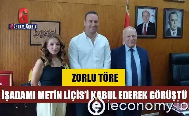 Meclis Başkanı Zorlu Töre MBL Teknoloji Direktörü Metin Liçis ile Bir Araya Geldi