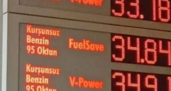 Benzin, Mazot, Otogaz ve Doğal Gaza Rekor Zam