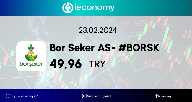 Bor Seker AS (BORSK) Hisse Senedi Analiz Ve İncelemesi.